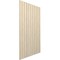 Ekena Millwork 94H x 3/8T Adjustable Wood Slat Wall Panel Kit w/ 4W Slats, Birch contains 11 Slats SWW55X94X0375BI - alternate 6